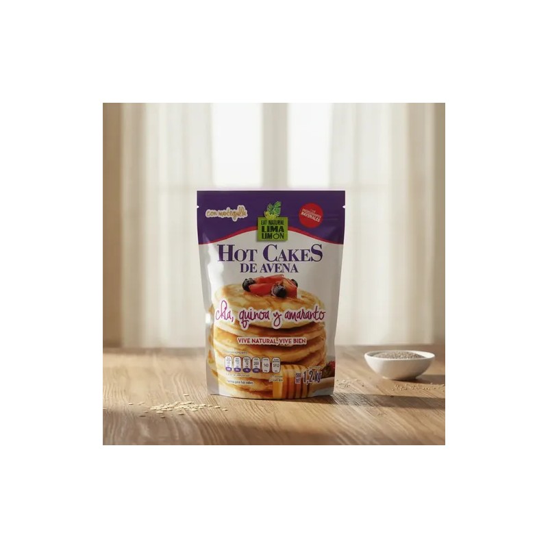 Hot Cakes De Avena, Chía, Quinoa Y Amaranto Lima Limon