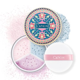 CATKIN CATKIN Loose Setting Powder, Makeup Setting Powder, Minimizes Pores and Fine Lines, Color-Correcting, Absorbing, Vegan Formula, Matte Finish