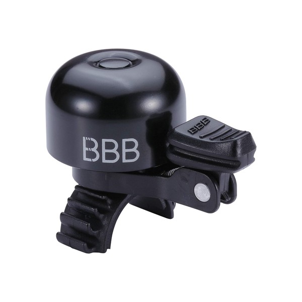 BBB Cycling Bike Bell Bicycle Bell Handlebar Loud Clear Sound Bell for Road Mountain and Racing Bikes Adults Loud & Clear Deluxe BBB-15,Black