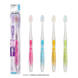 エビス メディフィット山型ハブラシ かため 6本組 色おまかせ
