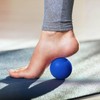 2-Pack Firm Lacrosse Massage Balls (Blue & Green) - for