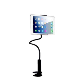 Smartphone Stand, Flexible Arm, Total Length 27.6 inches (70 cm), Bends Freely, For Beds, While Sleeping, Online Teaching, Video Watching, 360° Rotation, Reinforced Base, Compatible with Many 4 - 10.6
