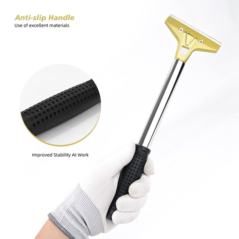EHDIS Flat Top Grill Scraper Razor BladeGlass Scraper Tool, 4