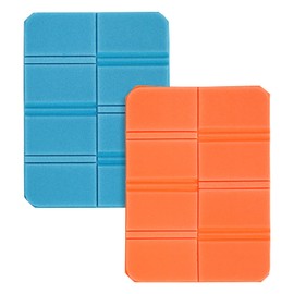 2 Pcs Moistureproof Foldable Outdoor Seat Cushion, Folding Sit Mats Portable Waterproof Hiking Seat Pad Folding Seat Mat for Outdoor Hiking Walking Camping Picnic Park (2)