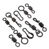 150pcs Fishing Barrel Bearing Rolling Swivels Kit Winding Resistance Stainless