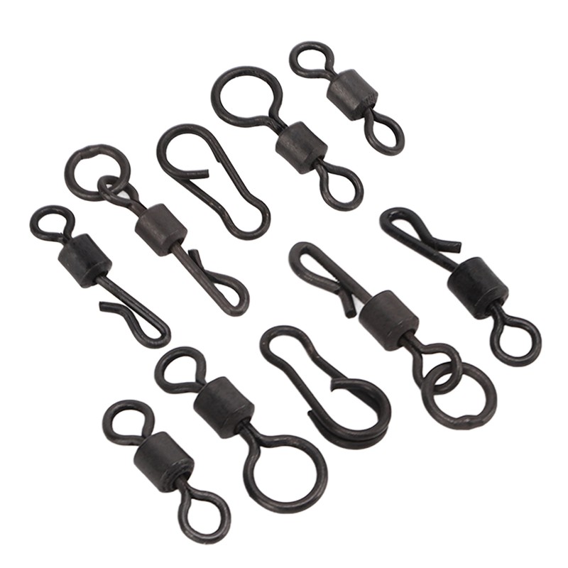 150pcs Fishing Barrel Bearing Rolling Swivels Kit Winding Resistance Stainless