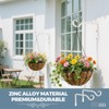 BOLITE Plant Hangers, 6 Inch Hanging Plant Brackets Outdoor Indoor,