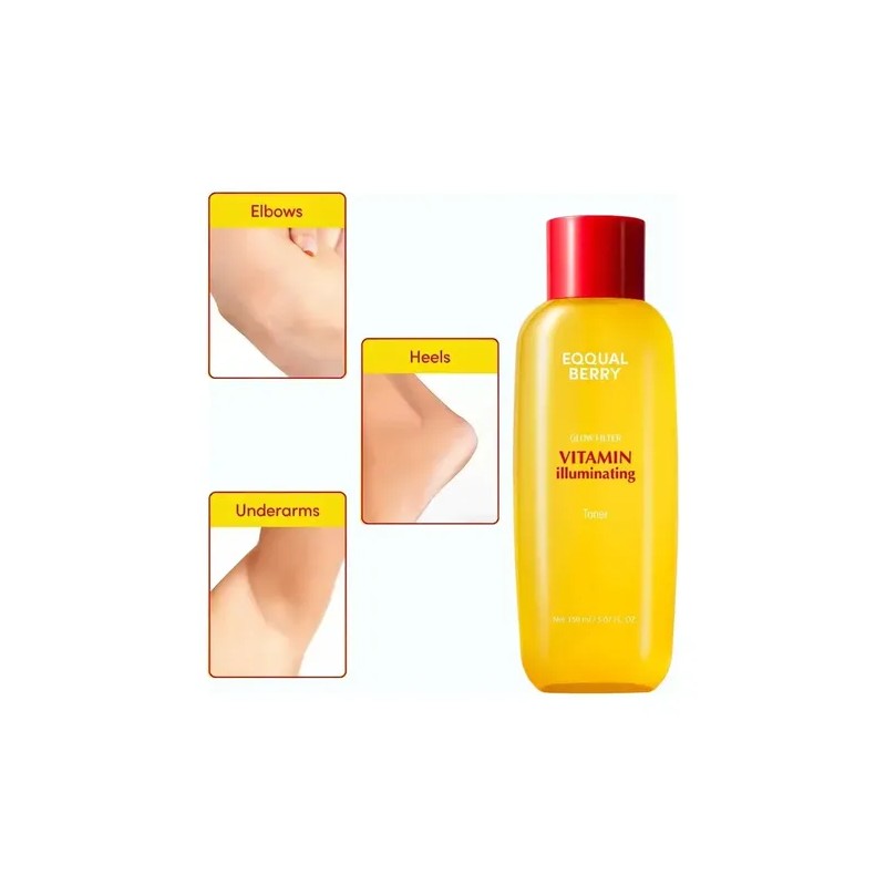 Tónico Facial Iluminador Con Vitamina C Eqqqual Berry