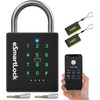 eLinkSmart Heavy Duty Smart Padlock with Key, Pad Lock with
