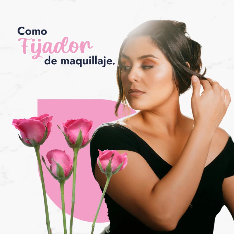 Hebbe Cosmetics Agua Rosas 120ml Tónico Facial Vegano Libre Aceite