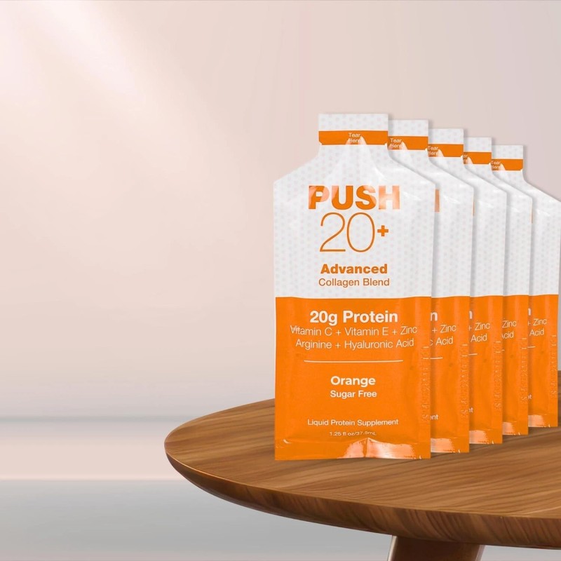 Liquacel PUSH20+ Liquid Collagen Protein Shot – 20g Pack of