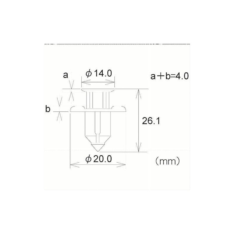 Fujix Push-Pull Rivets Pack of 2