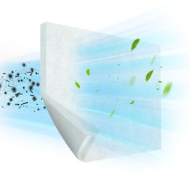 Air Vent Filters 20x100 Inch,Electrostatic Filter Media,Cut-to-Size Air Filter Material for Home Floor, Grilles, Ceiling, HVAC Furnace Vents