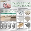 Byttlerom Vinyl-Siding Hooks for Hanging Outdoor, Upgrade Heavy Duty Hooks