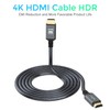 Twozoh 4K HDMI Cable 0.3M 2-Pack Nylon Braided HDMI to
