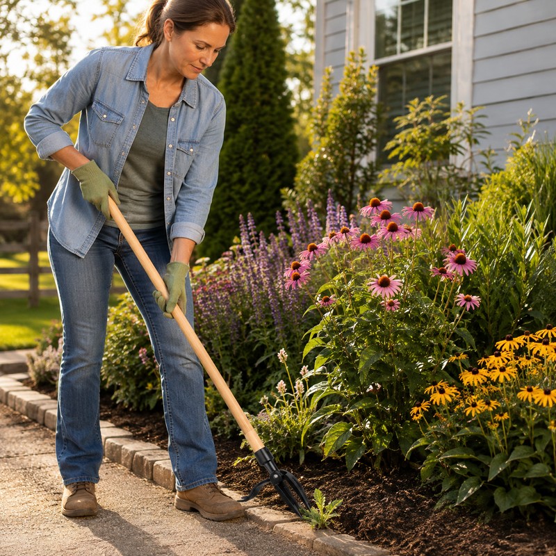 Stand Up Weed Puller Tool for Garden Root Removal -