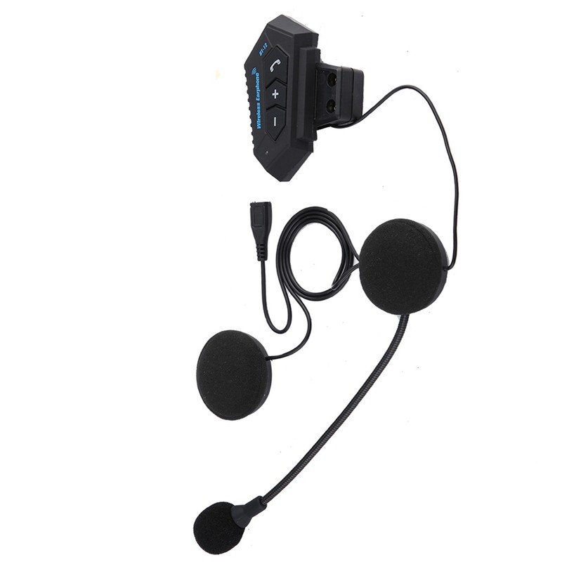 1 Pair Motorcycle Helmet BT Headset Headphone Speakers Support Handsfree