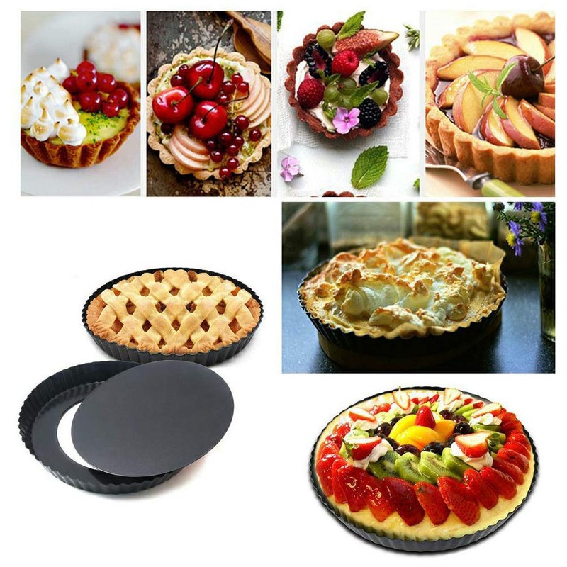 Xinzistar Pack of 4 Tartelette Moulds Mini Quiche Mould with