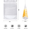 Cloudslucky 30Pcs14"X20" Clear Stand Up Zipper Seal Bgas, Reuseable Ziplock