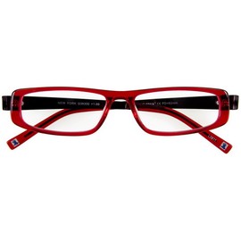 I NEED YOU Lesebrille New York / +1,50 Dioptrien / rot/schwarz