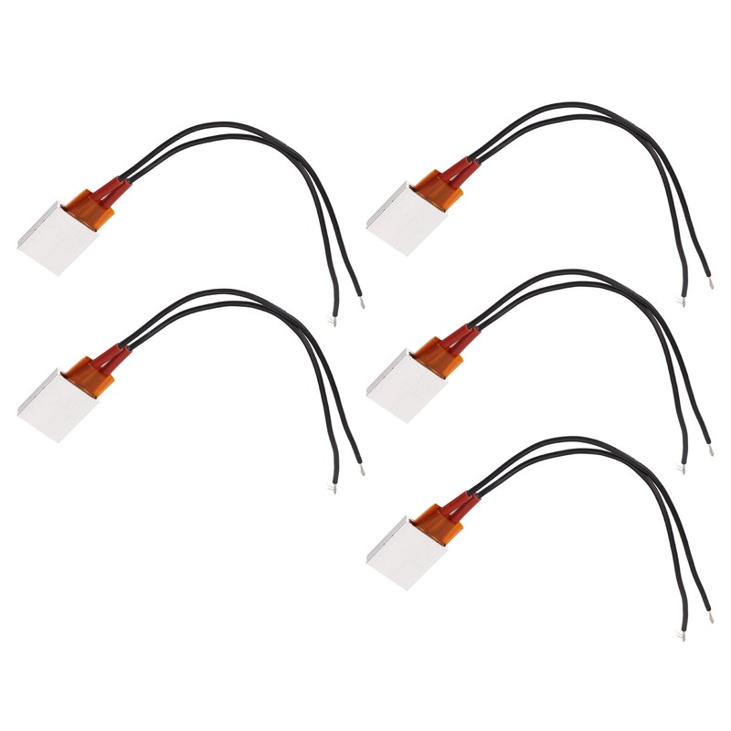 5Pcs PTC Heater Plate Ceramic Thermostatic Aluminum PTC Heating Element