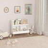 TREATLIFE HOME Organize Playtime with Kids Bookshelf and Toy Organizer,