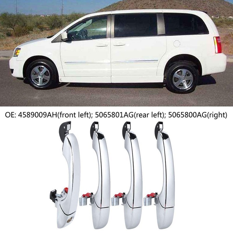 Door Handles, Door Handles, Handle, Exterior Door Handle, 4-Piece Car