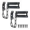JQK Chain Door Guard with Lock, Black 2 Pack Chain