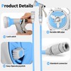 Wofeili Garden Retractable Hose Reel, Portable Simple Home Hose Reel
