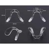 PERFFITT Clear Transparent Rubber Silicon Conjoined Saddle Anti-Slip Nose Bridge