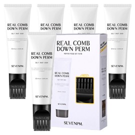Seven PM Self Men's Realcom Down Perm, 100ml, 5 pcs / 세븐피엠 셀프 남자 리얼콤 다운펌, 100ml, 5개