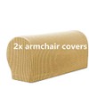 Sofa Armrest Protectors for Armchairs, Sofas, Non-Slip Armchair, 2PCS/Set Fleece