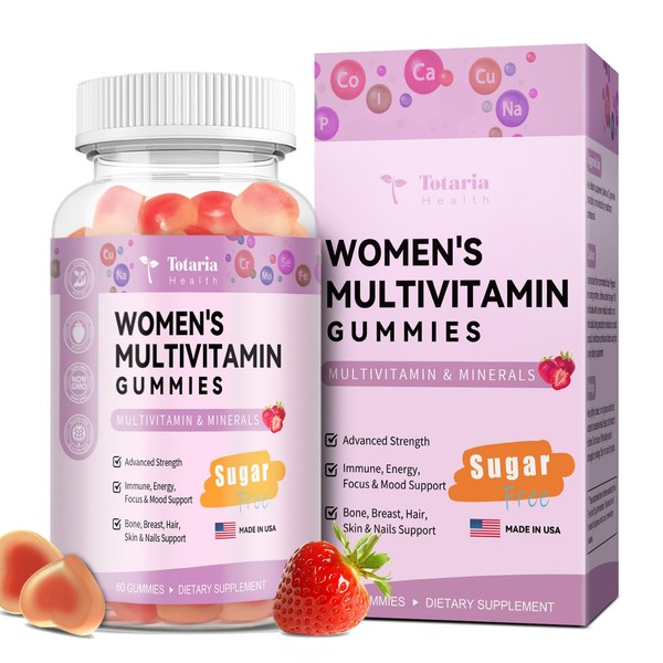 Totaria Totaria Sugar Free Multivitamin Gummies for Women 14+ w/Iron,