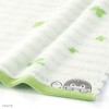 Koupenchan 53-0082130 53-0082130 Face Towel, Green, Pile, Border, Clover, Fluffy,