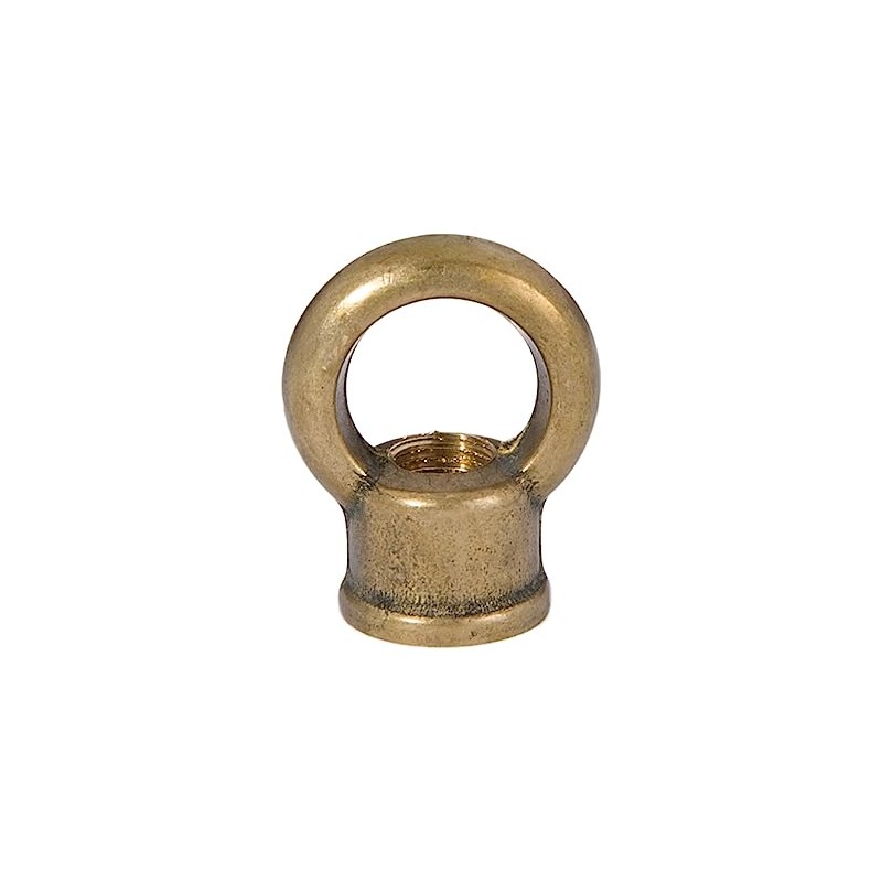 B&P Lamp® 1/4F Heavy Cast Brass Loop