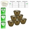 Just Pudding Basins Multipack Gold Coloured 1 Pint, 570ml Basin