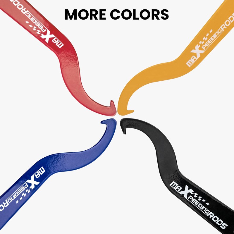 maXpeedingrods Universal C Spanner Hook Wrench Set Coilover Spring Adjustment