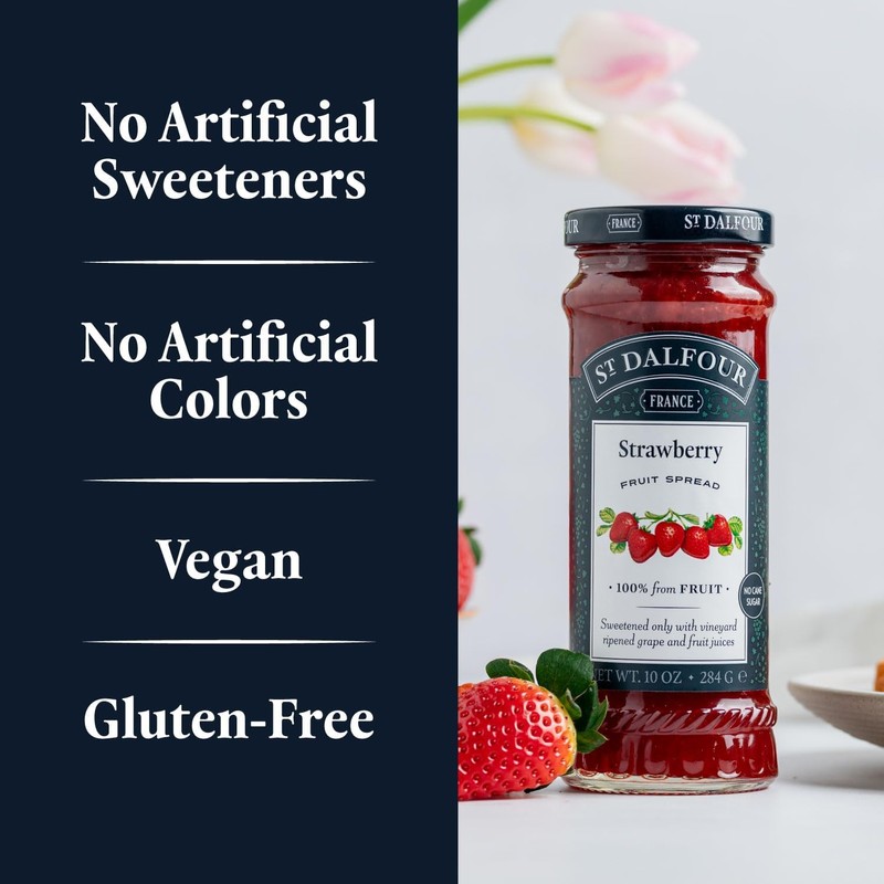 St. Dalfour Strawberry Fruit Spread - 10oz - 100% from