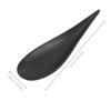6pcs Japanese Style Tear Drop Appetizer Spoons, Reusable Melamine Tea