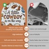 Cowboy Baby Shower Backdrop 7x5ft, A Little Cowboy is on