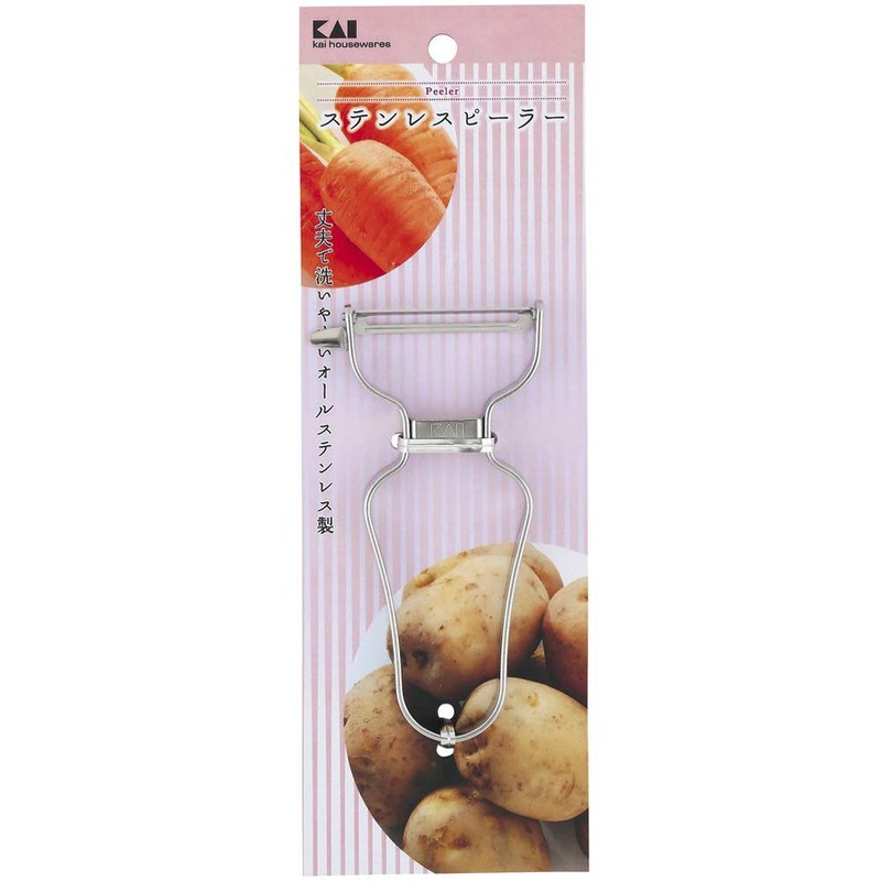 Kai Corporation DH6501 Peeler, Wellness Stainless Steel
