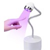 Lumcrissy 9W Touch Switch Gel Nail Lamp, Rechargeable Cordless UV/LED