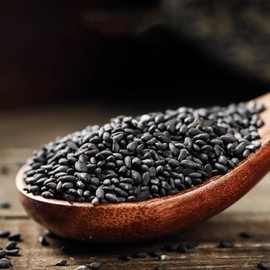 KWOLYKIM Organic Toasted Black Sesame, Individually Wrapped Toasted Sesame 420g/ 14.82 oz Gluten Free and Vegan Seasoning