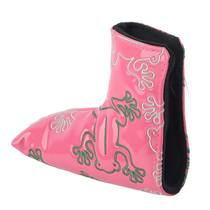 Golf Putter Headcover Embroidery Putters PU Protective Head Cover Magnetic