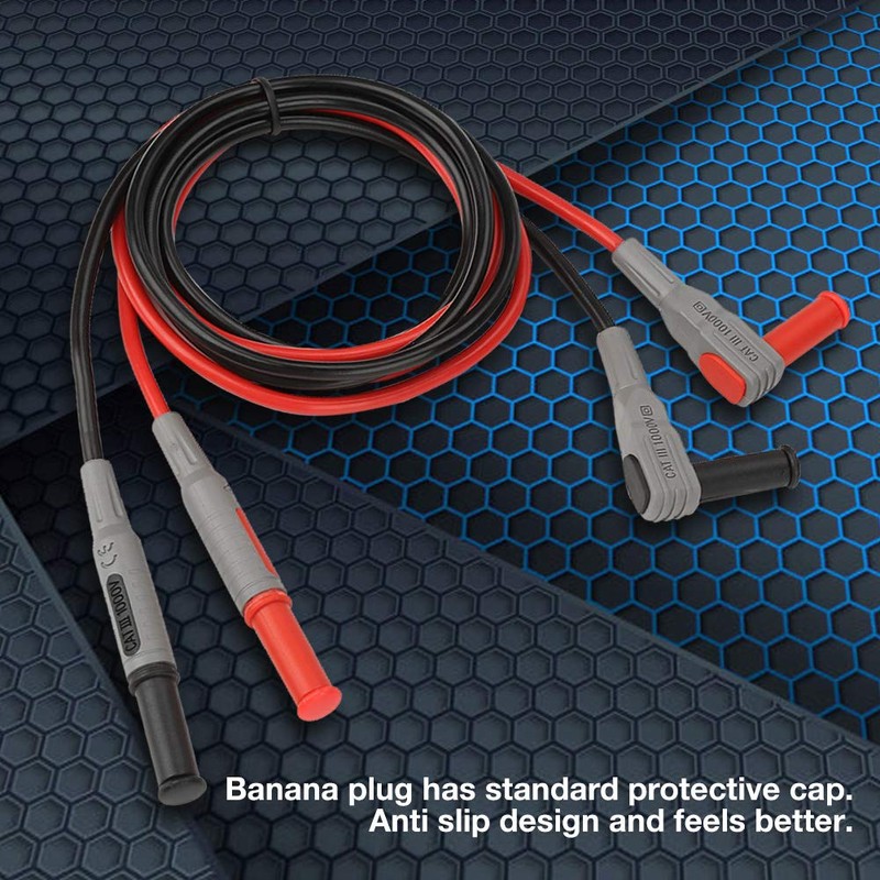Test Banana Plug, High P1033 Banana Test Cable, Non-Slip Multimeter