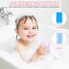 Healvian Juego Cepillos Esponja Baño Bebé Cepillo Sensorial Costra Láctea