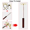 crayfomo Retractable Billiards Cue Stick Bridge, Snooker Pool Cue Bridge