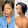 Fereowth 13 x 4 Lace Front Wig Real Hair Wigs