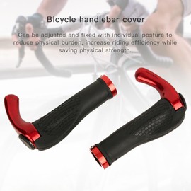 Cubierta Ergonómica para Manillar de Bicicleta, Candado para Bicicleta de Montaña, Kit de Empuñadura para Bicicleta de Carretera de 22,2 Mm/0,9 Pulgadas (Rojo)