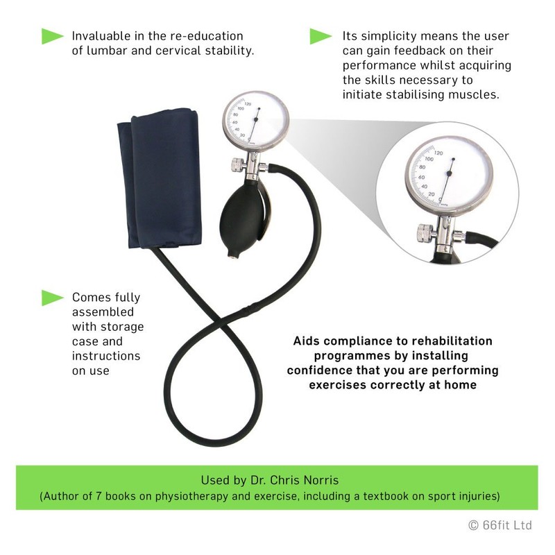 66fit Pressure BiofeedBack Unit - Exercise Physiotherapy Back Pain Posture
